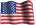 GOD BLESS AMERICA - Small American Flag