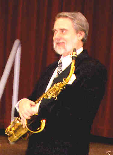 Dan Blana with alto sax